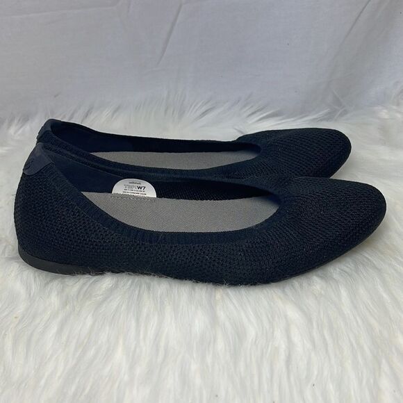 Allbirds Tree Breezers Black Ballet Flats Sz 7 - Picture 5 of 7